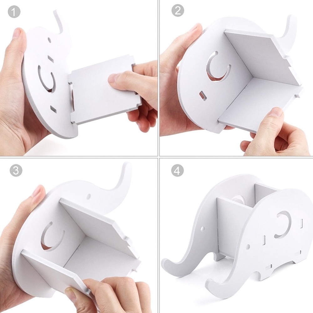 Elephant Storage/Organizer/Phone Stand - Picture 5 of 6